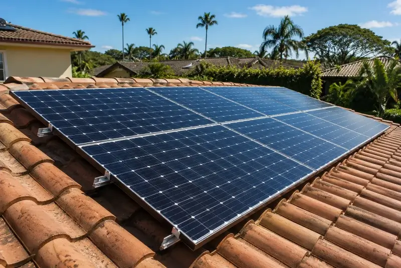 Installation de panneaux solaires à Meucon